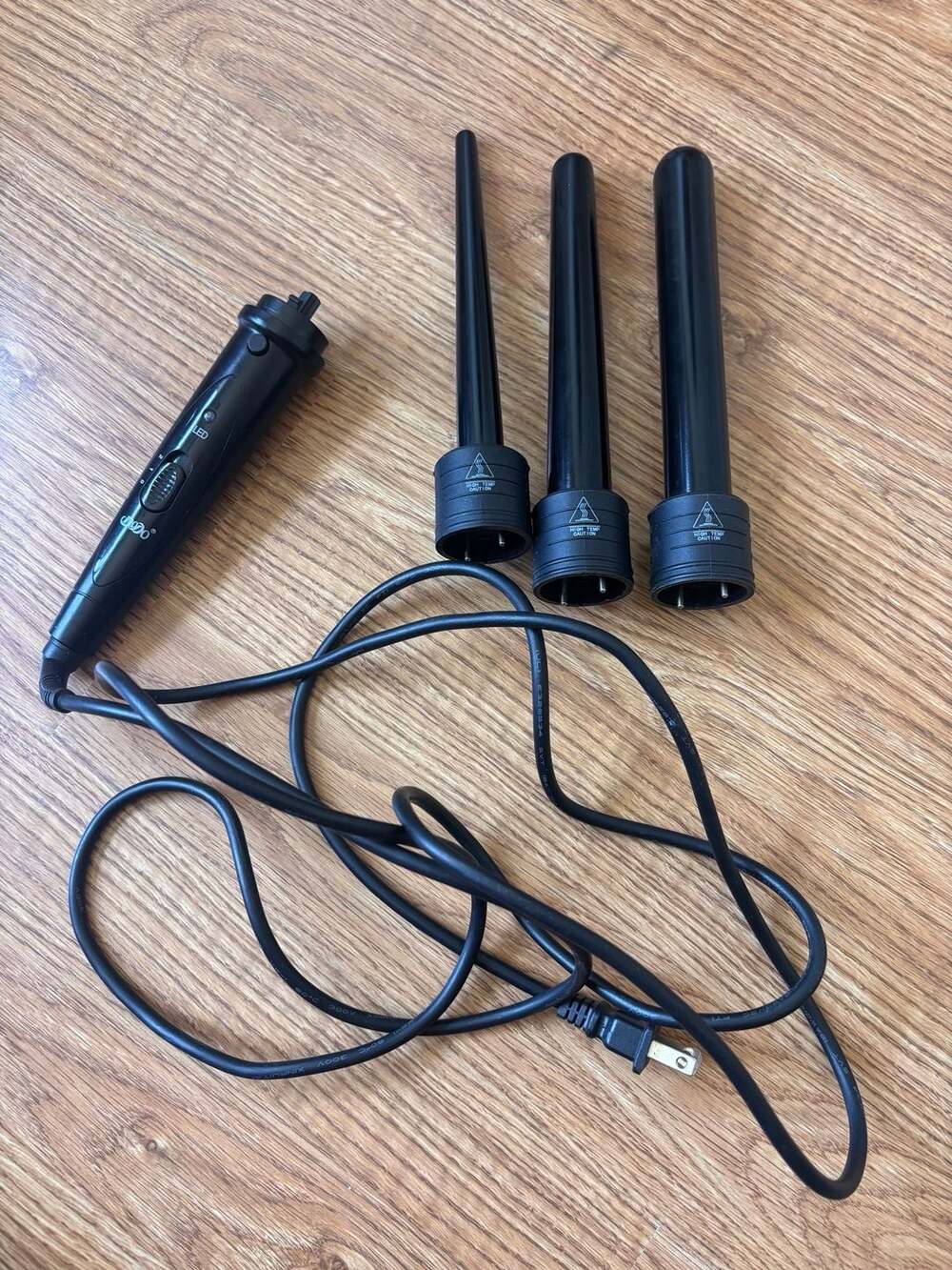 DODO 3-in-1 Interchangeable Curling Wand Hair Styling Set